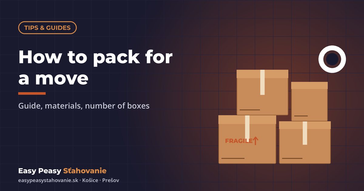 Boxes and packing materials ready for a move